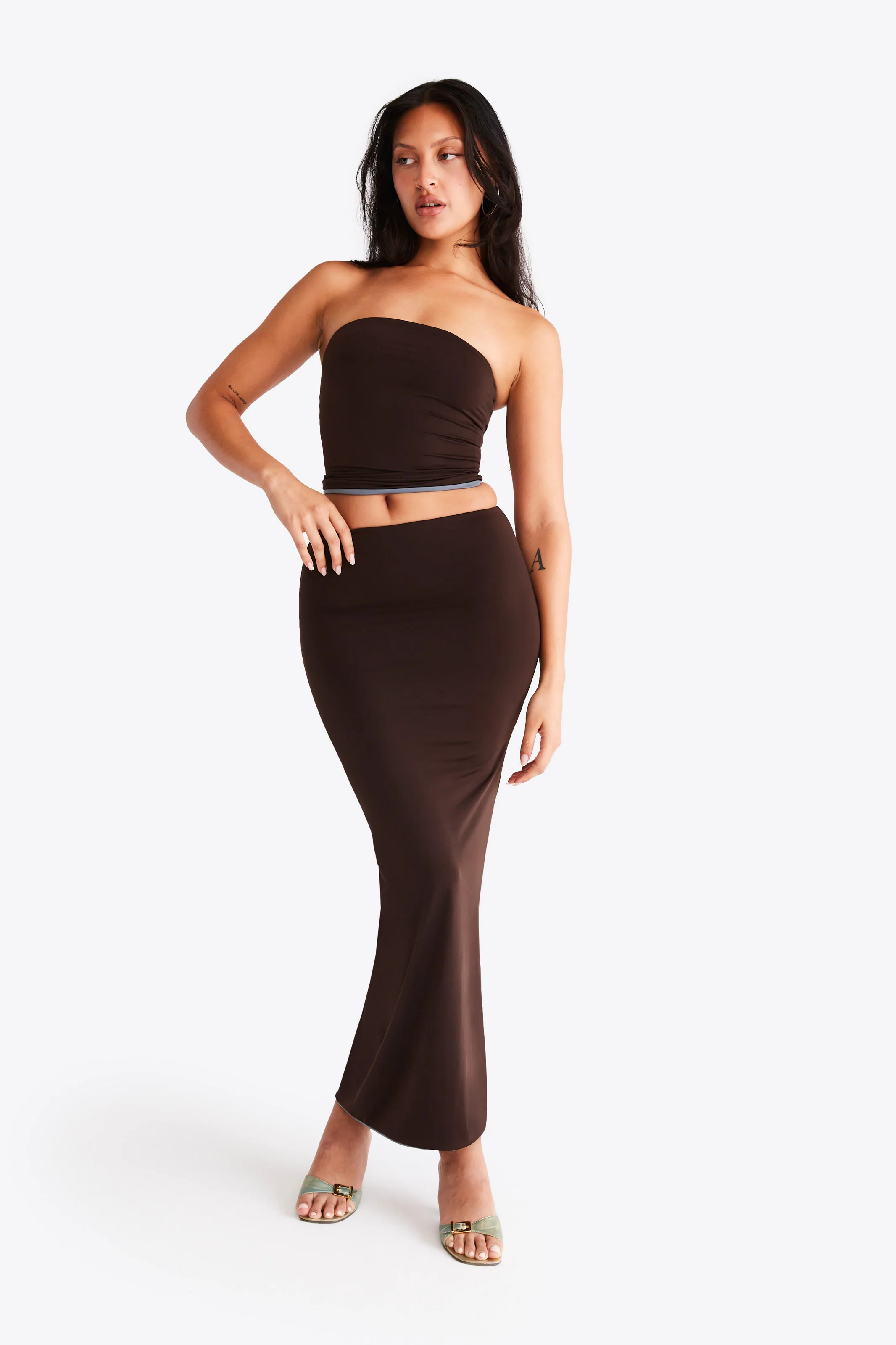 Nova Top - Brown and Slate - Image 2