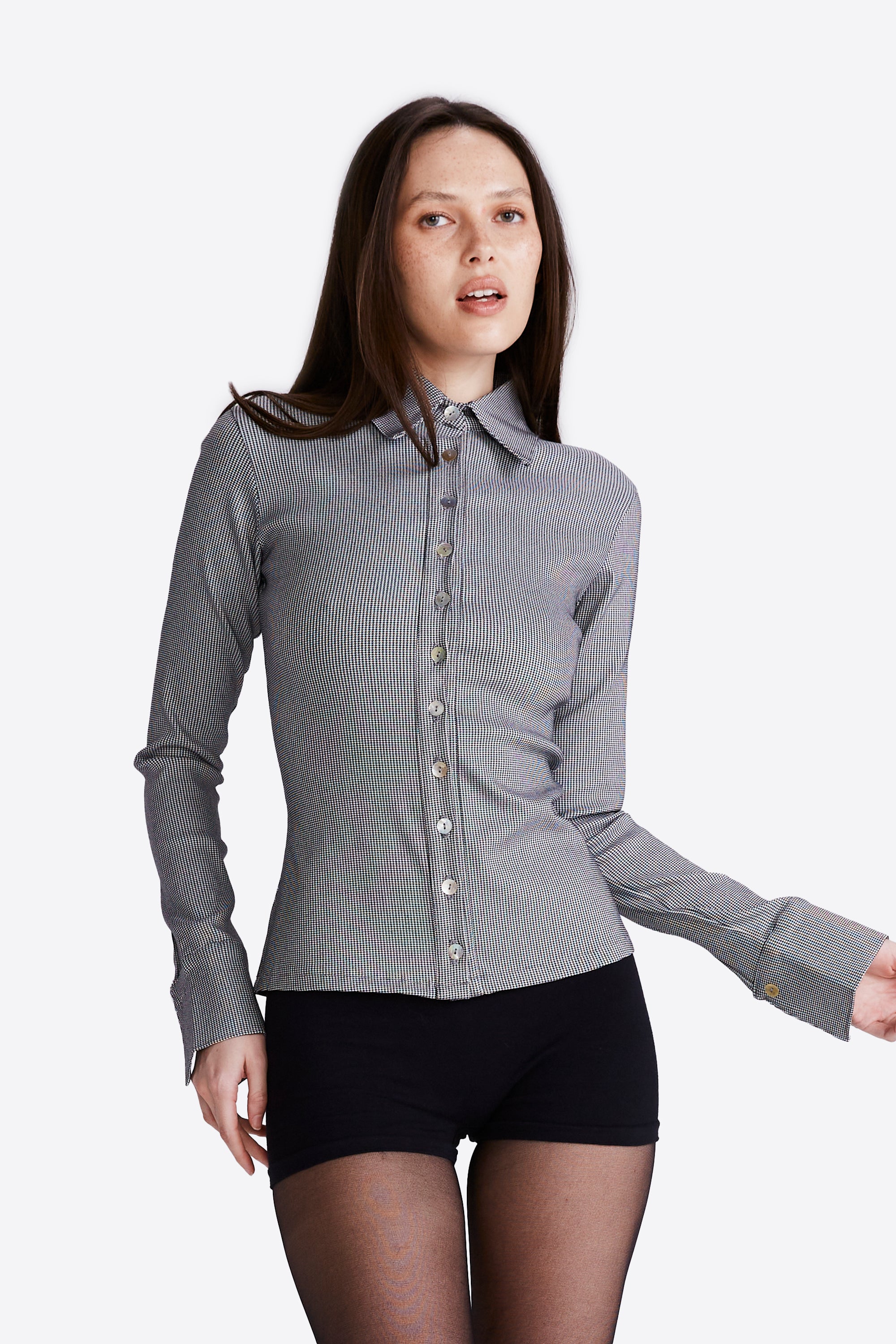 Sienna Shirt - Puppytooth - Image 3