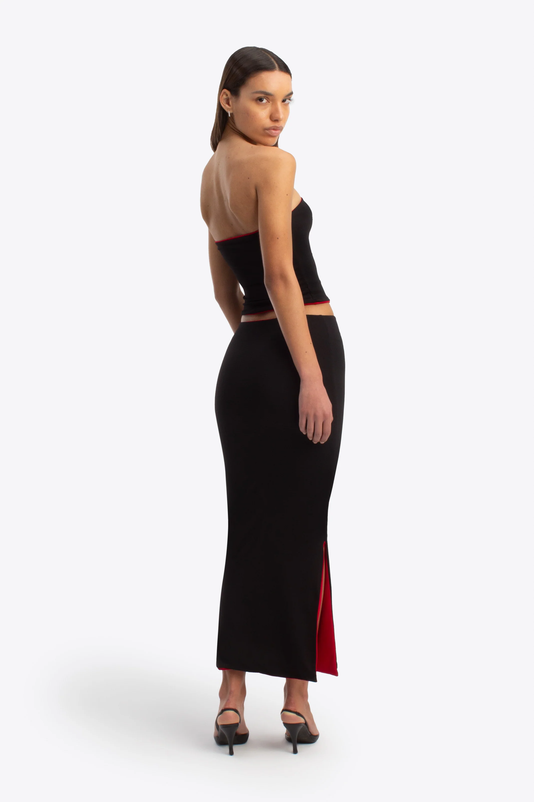 Nova Top - Black and Ruby - Image 3