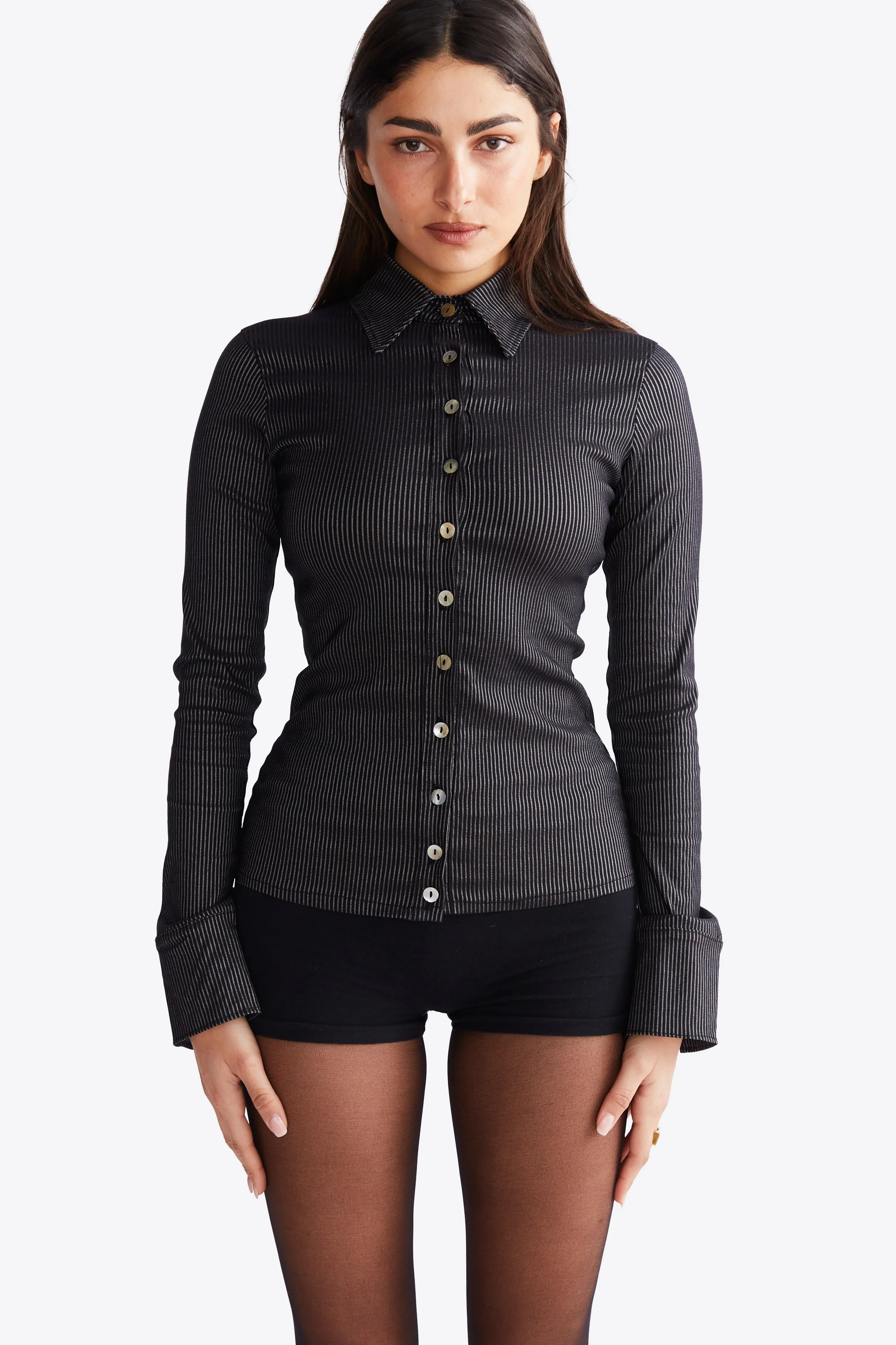 Sienna Shirt - Pinstripe - Image 4